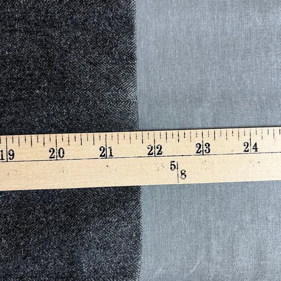 VTG Pierre Cardin‎ Blazer Skirt Set Womens 11/12 Gray Wool Herringbone Career - Picture 7 of 15